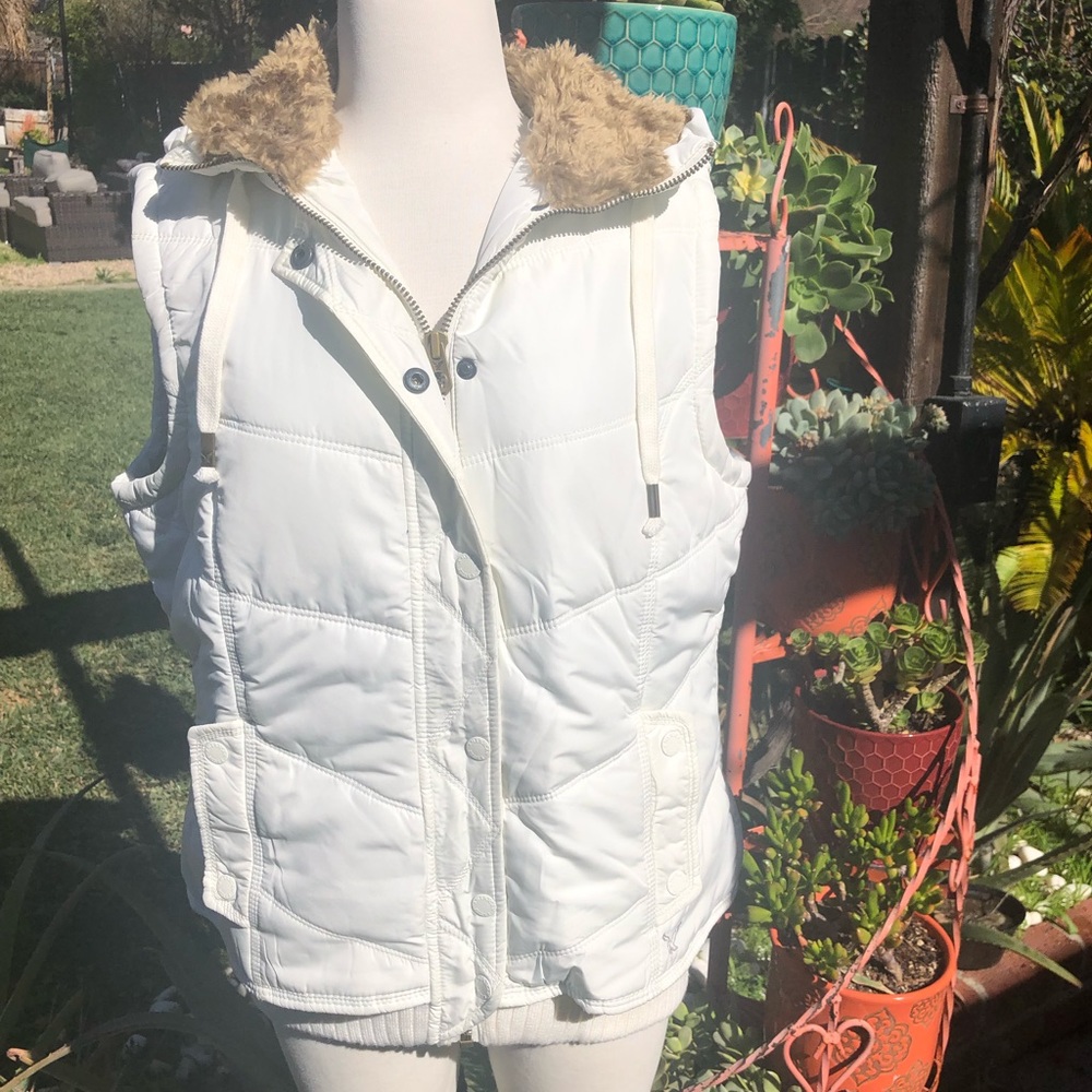 Vest with hood